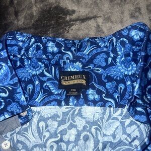Cremieux Blue Floral Shirt